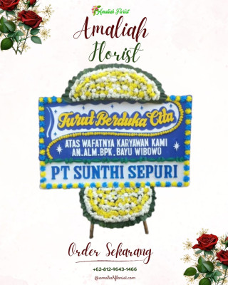 Papan Bunga Duka di Belalau Ii