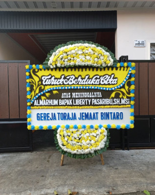 Papan Bunga Duka di Belalau Ii